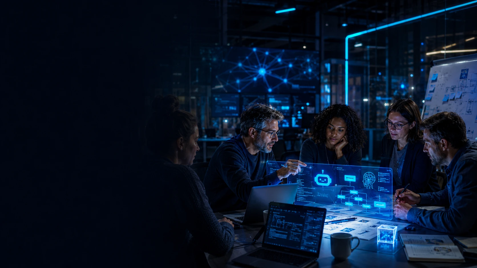 Enseignants en session de formation autour d'outils numériques