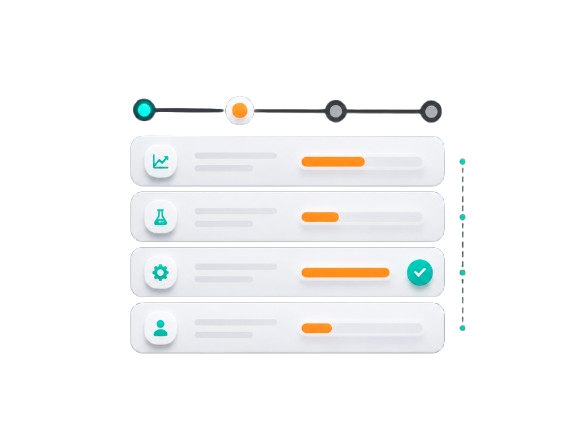 Illustration d'une roadmap post-bootcamp avec étapes priorisées